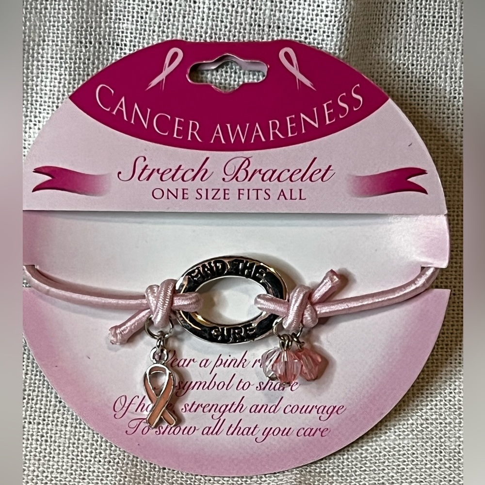 Breast Cancer Awareness Stretch Bracelet